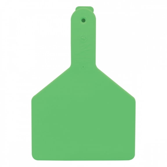 Z Tags 100 Count 1-Piece Blank Tags for Cows, Green