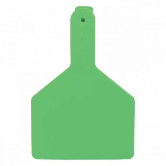 Z Tags 100 Count 1-Piece Blank Tags for Cows, Green
