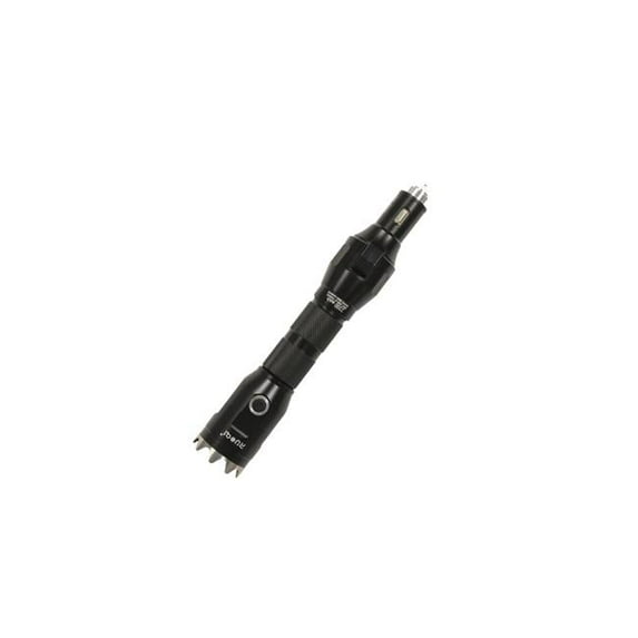 Z Tech ZTP432BK 5-in-1 Multifunctional LED Flashlight with Car Emergency Escape Tool Kit, Black