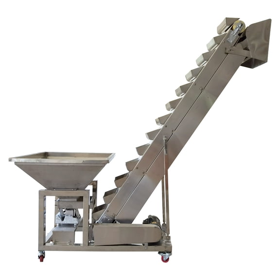 Z Type Bucket Elevator Conveyor Electric Feeder Elevating Rice Nut Conveyor 220V