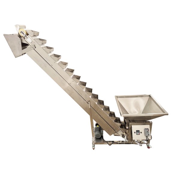 Z Type Feeder Elevating Rice Nut Conveyor Granule Food Bucket Elevator Adjustable Feeding Speed