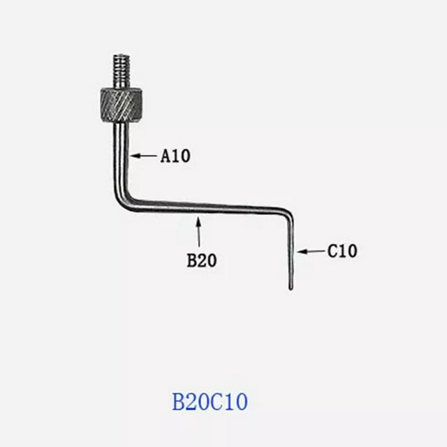 Z Type Needle Point Contact Points for Depth Gauge Dial Indicators Tip M2.5