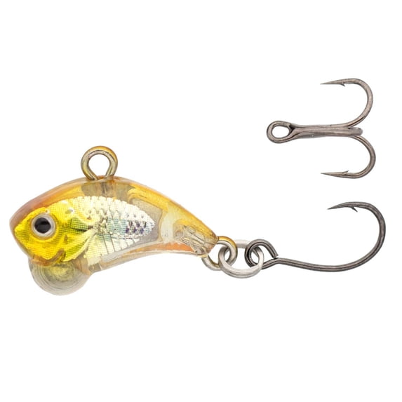 Z-Viber Micro - Ultra Light and Ice Fishing Lure - Mini Lipless Crankbait - 1/16oz Rattle Bait 0.6" Ayu