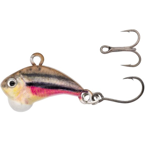 Z-Viber Micro - Ultra Light and Ice Fishing Lure - Mini Lipless Crankbait - 1/16oz Rattle Bait 0.6" Real Dace Match The Hatch