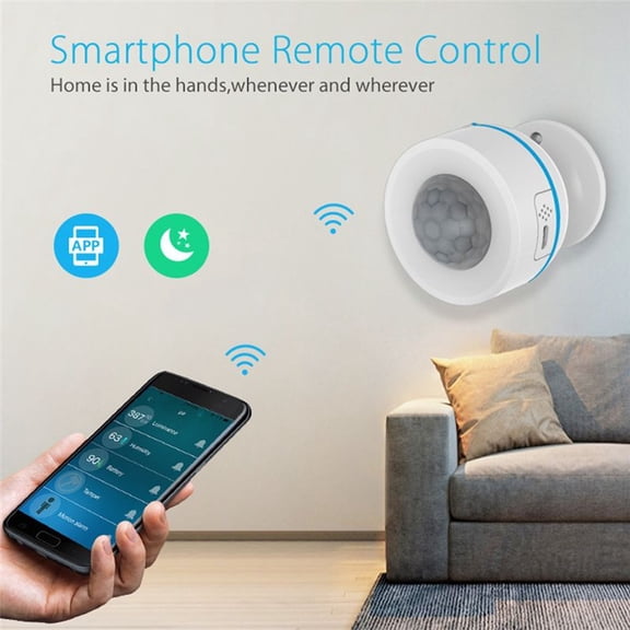 Z Wave Plus 700Series PIR Motion Detector with Temperature Humidity Light Sensor Work with Smartthing,Vera(908.4MHz)