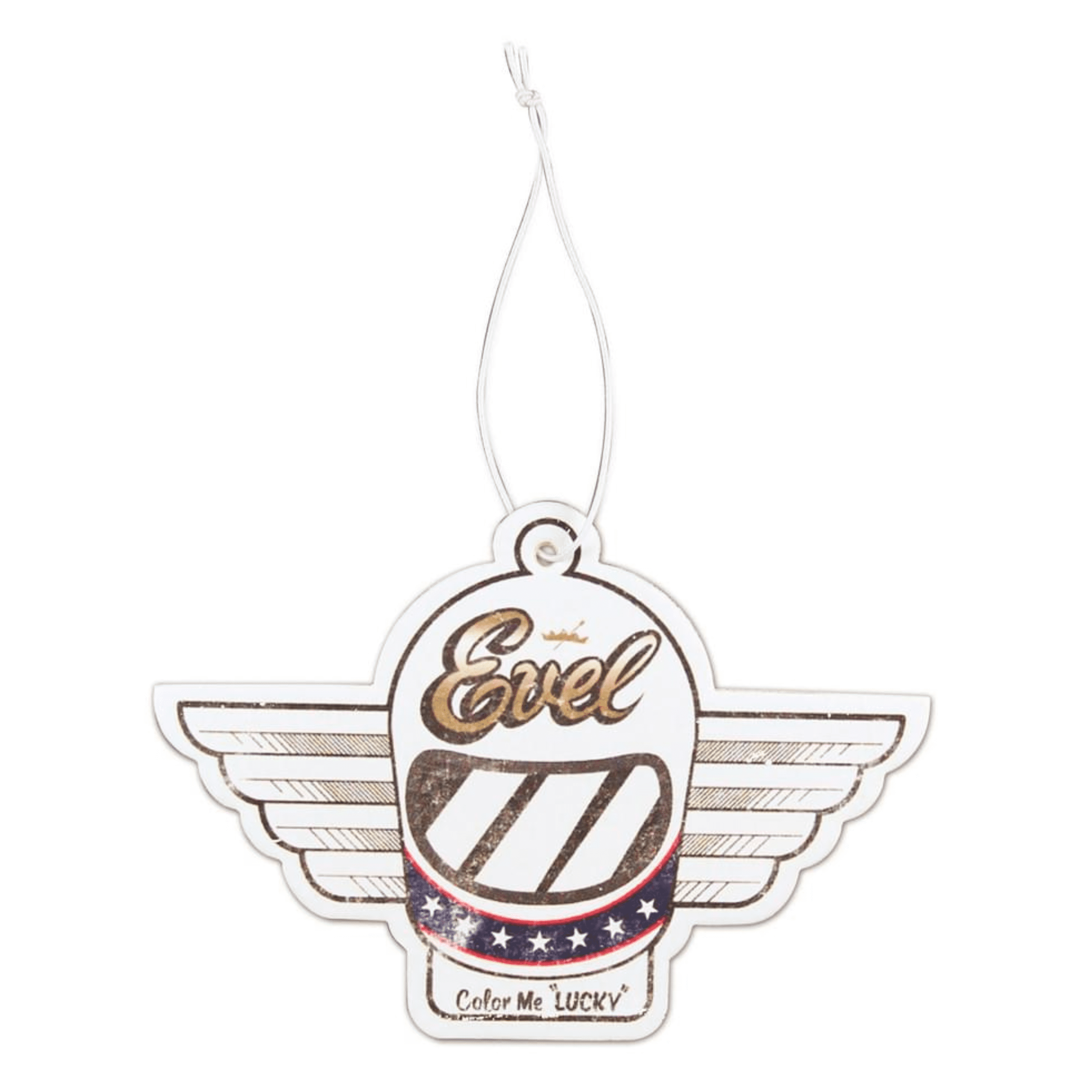 Z Wind Ups Evel Knievel Air Freshener - Drive Around Die-cut Double-Sided Printing