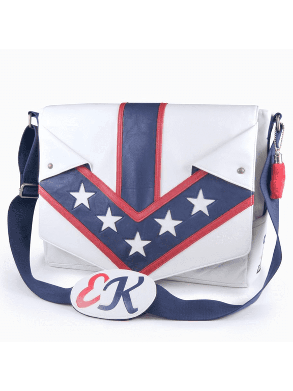 Evil Knievel Jumpsuit Messenger Bag - Shoulder Bag Daily Use Made of Sturdy Faux Leather