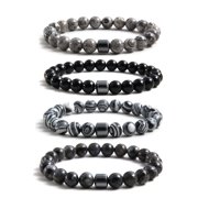 Z ZACHÉ Healing Energy Natural Stone Bracelets Set For Men/Women | Waterproof Bracelet