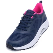 Plantar Fasciitis Shoes Women Walking Arch Support Tennis Casual Athletic Nurse Orthotic Sneakers for Foot Pain Relief US Size 7