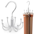 Motorized Closet Rack Z ZEDODIER 2 Pack Metal Belt Organizer for Closet, Rotating Hanger ...
