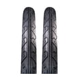 thumbnail image 1 of Z ZOL Hybrid Urban Mountain Bike Tire 26" x 1.95" Reflective, Black, 2 Count, 1 of 3