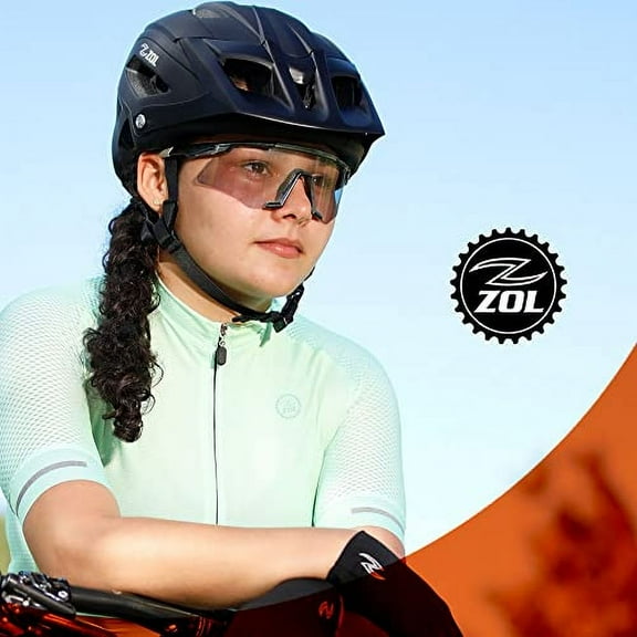 Z Zol Predator - Bicycle Helmet MTB Mountain Adult Bike Helmets Lightweight Cycling Bike Helmets for Adults Men and Women Comfort with Pads and Visor