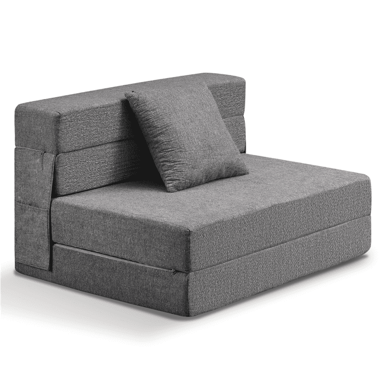 Sleeper chair with memory foam mattress sales