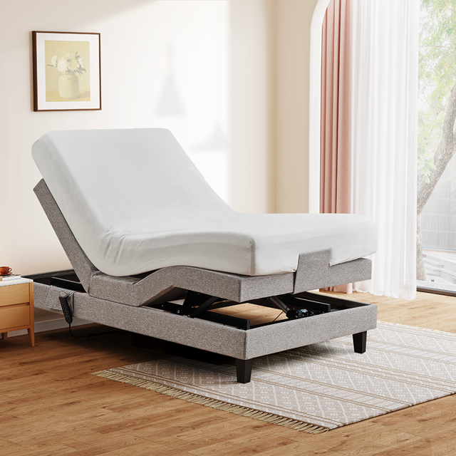 Zhom Twin XL Adjustable Bed Frame, Zero Gravity Lounge Bed with Remote