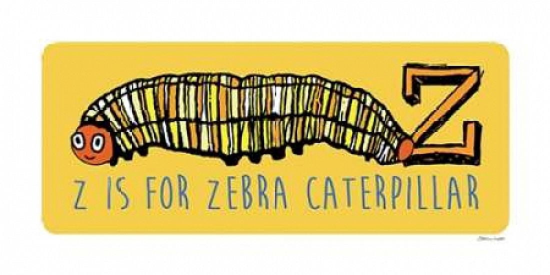 Z is For Zebra Canvas Art - Stephanie Marrott (24 x 48)
