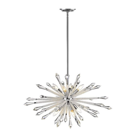 Z-lite Soleia 8-Light Chandelier, Chrome