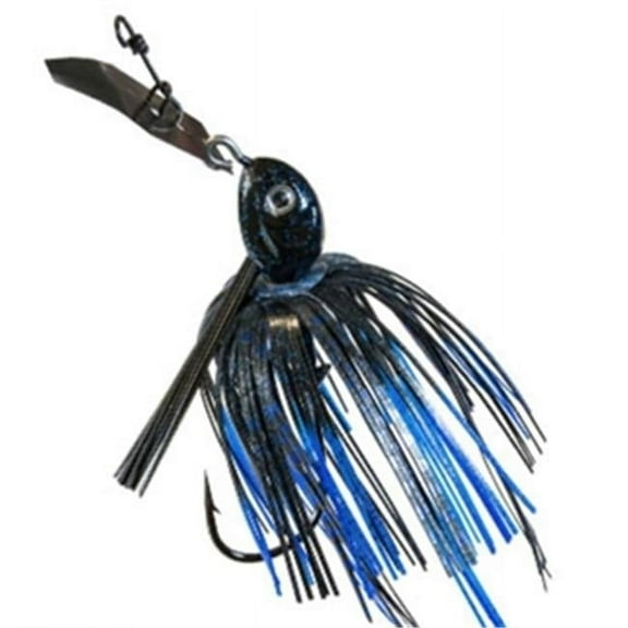 Z-man Project Z Chatterbait Weedless Jig, 1/2oz, Black Blue