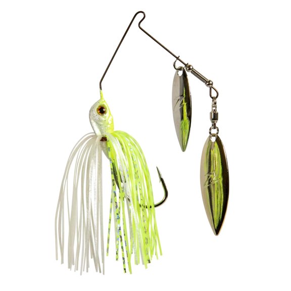 Z-man SBFW38-02 Slingbladez 3/8oz Wil Chart Pearl FW Spinnerbait Fishing Lure