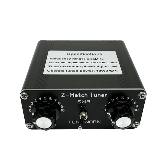 Z-match Manual Antenna 5W Tuner 3-28 MHz - Reliable Performance