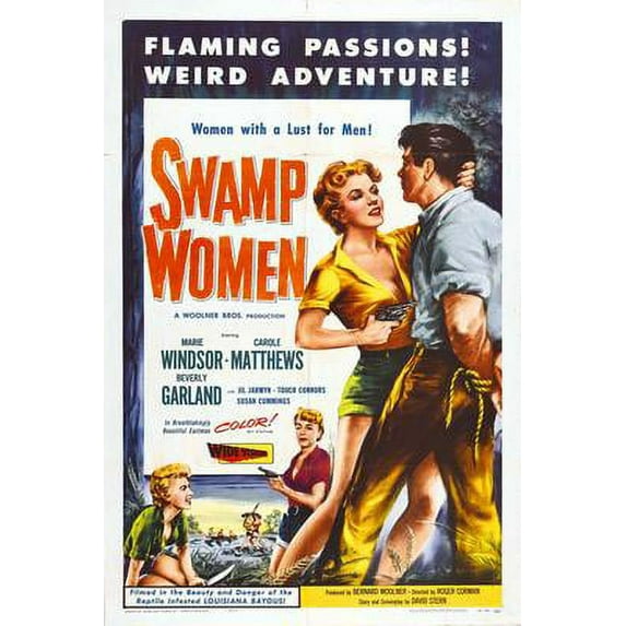Z posters Swamp Women Movie poster Art poster 24x36 Color Category: Multi, Unframed, Ages: Adults, Rectangle