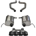 thumbnail image 1 of Z06 Xtreme Axle-Back Exhaust Corvette, Black, 1 of 1