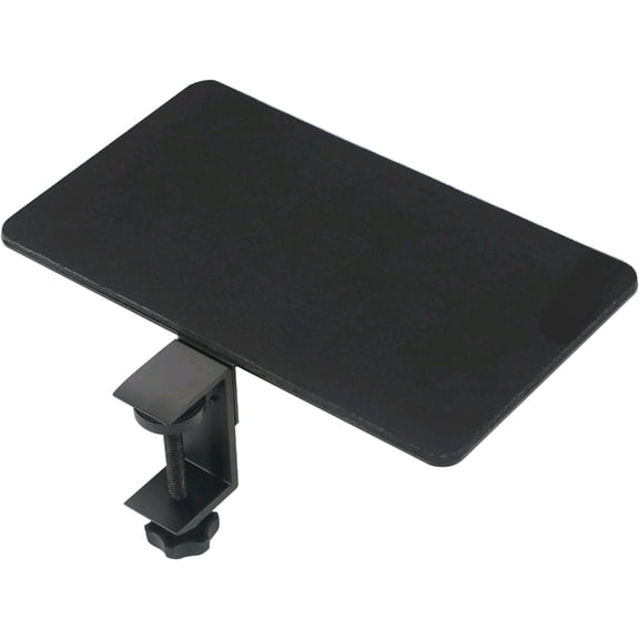 Z1 Adjustable Ergonomic Mouse Clamp with Mouse Pad for Laptop Stand and Desk, Fits Up to 2.1'' Thick Surfaces, 9.3''x5.7'', Black$$