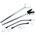 thumbnail image 1 of Adjustable Transom Saver 20"-33" Heavy-Duty Composite Head & Shock Absorbing Boat Motor Support for Outboard Engines, Rollers & Trailer Mounts, 1 of 8