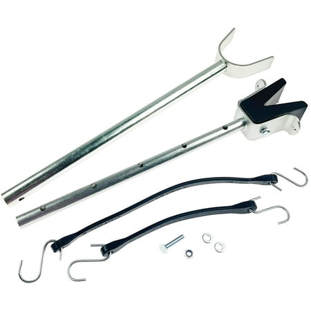 Adjustable Transom Saver 20"-33" Heavy-Duty Composite Head & Shock Absorbing Boat Motor Support for Outboard Engines, Rollers & Trailer Mounts