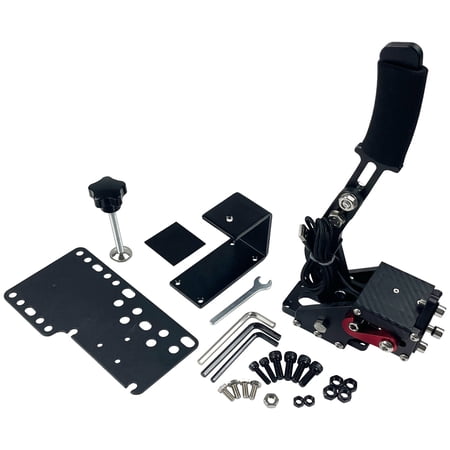 LLANNDER Racing Game USB Handbrake 16Bit SIM for Racing Games, Compatible with G27 G29 G920 G923 T500 T300 Simulate Linear Handbrake, Plug and Play