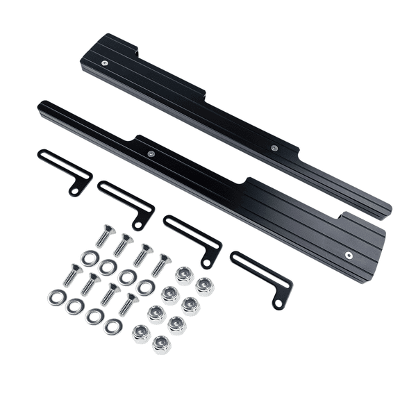 Spark Plug Wire Looms Holders Billet Aluminum | Fit for GM Chevy 1955-1985 Small Block, Ford Dodge Chrysler V8, Chevrolet SBC BBC 350 396 402 427 454, Ford 289 302 351W 390 429 460