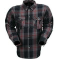 thumbnail image 1 of Z1R Ashwood Mens Button Up Long Sleeve Flannel Shirt Red 3XL, 1 of 2