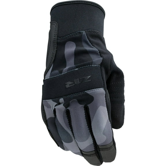 Z1R Billet Mens Textile Motorcycle Gloves Camo Black/Gray SM