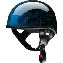Z1R CC Hellfire Motorcycle Half Helmet Blue XS