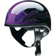 thumbnail image 1 of Z1R CC Hellfire Motorcycle Half Helmet Purple XXL, 1 of 3