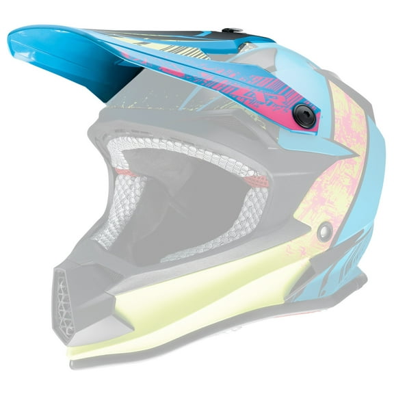 Z1R F.I Fractal Youth Helmet Visor/Peak Hi-Viz