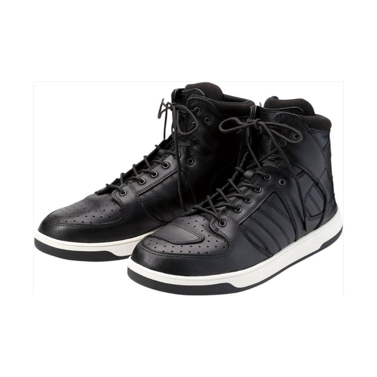 Z1R Frontline Mens Leather Motorcycle Boots Black 9.5 USA 