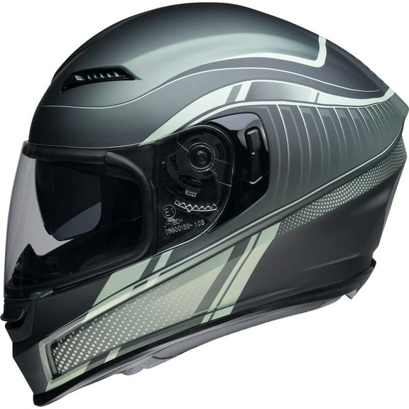 Z1R Jackal Dark Matter Motorcycle Helmet Green MD