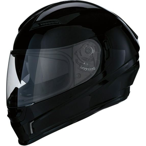 Z1R Jackal Solid Motorcycle Helmet Gloss Black XS