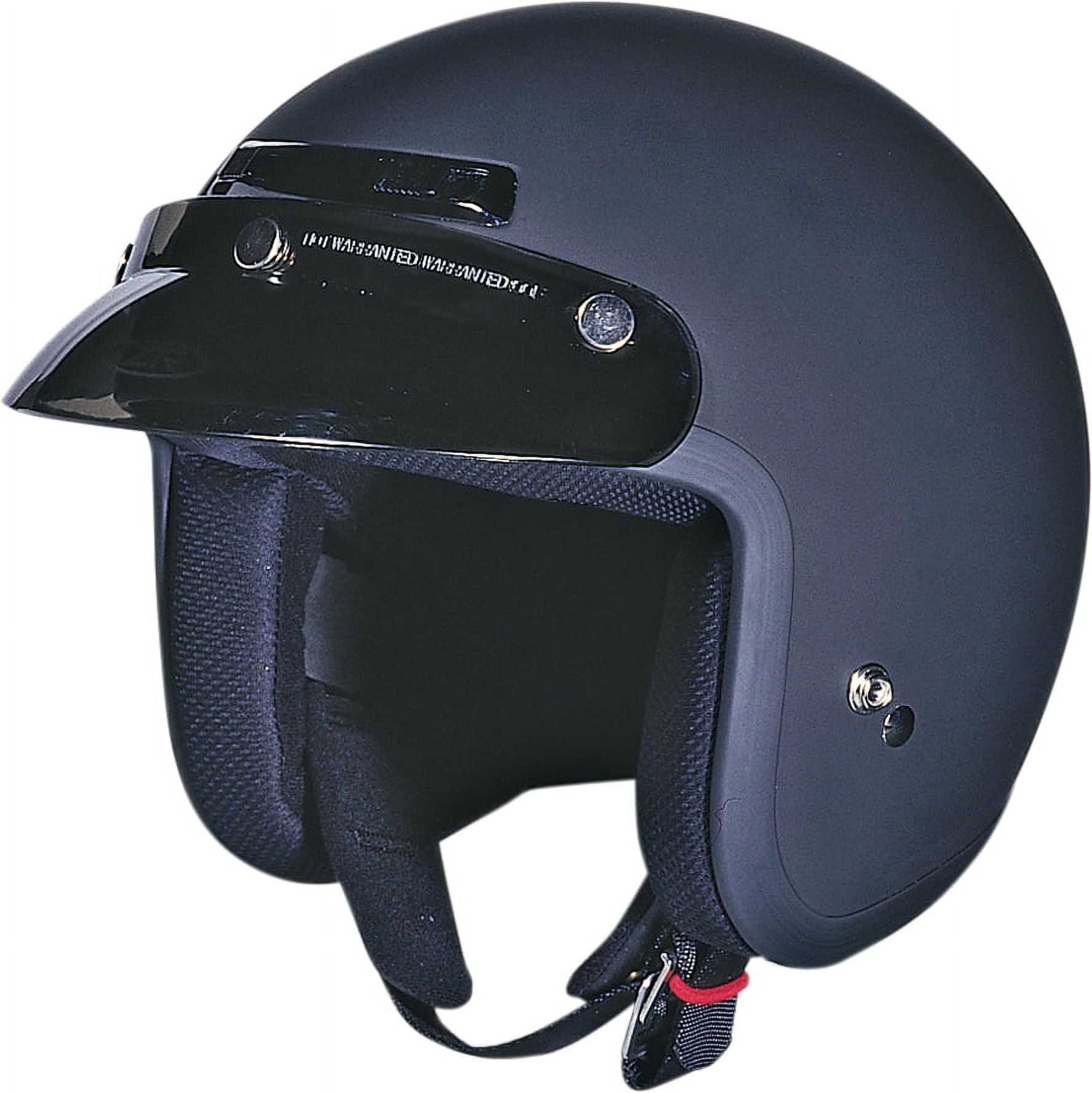Z1R Jimmy Helmet Matte Black Md ZR-30014 - Walmart.com