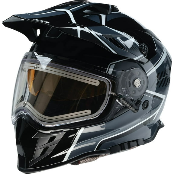 Z1R Range 2.0 Rotor Snow Helmet w/Heated Electric Shield Black/White LG