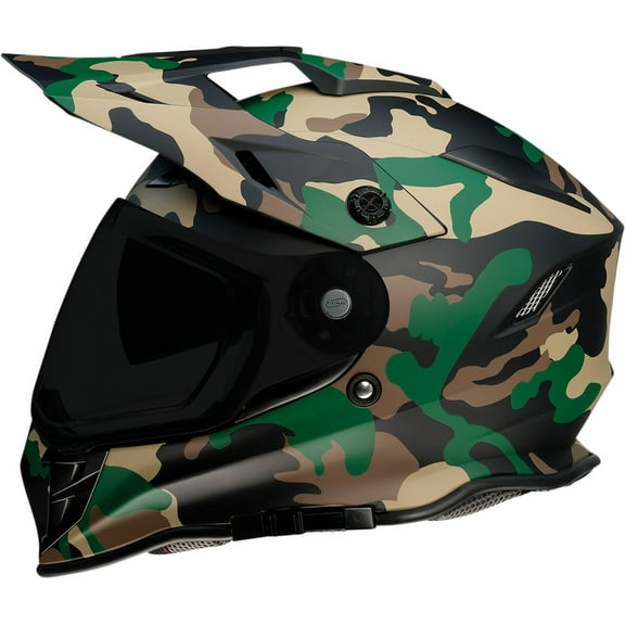 Z1R Range Camo Dual Sport Motorcycle Helmet Woodland XXL