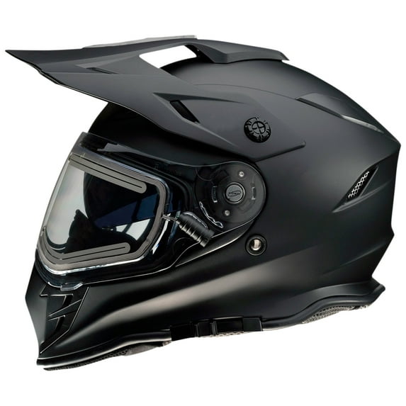 Z1R Range Heated Electric Shield Snow Helmet Flat Black XS