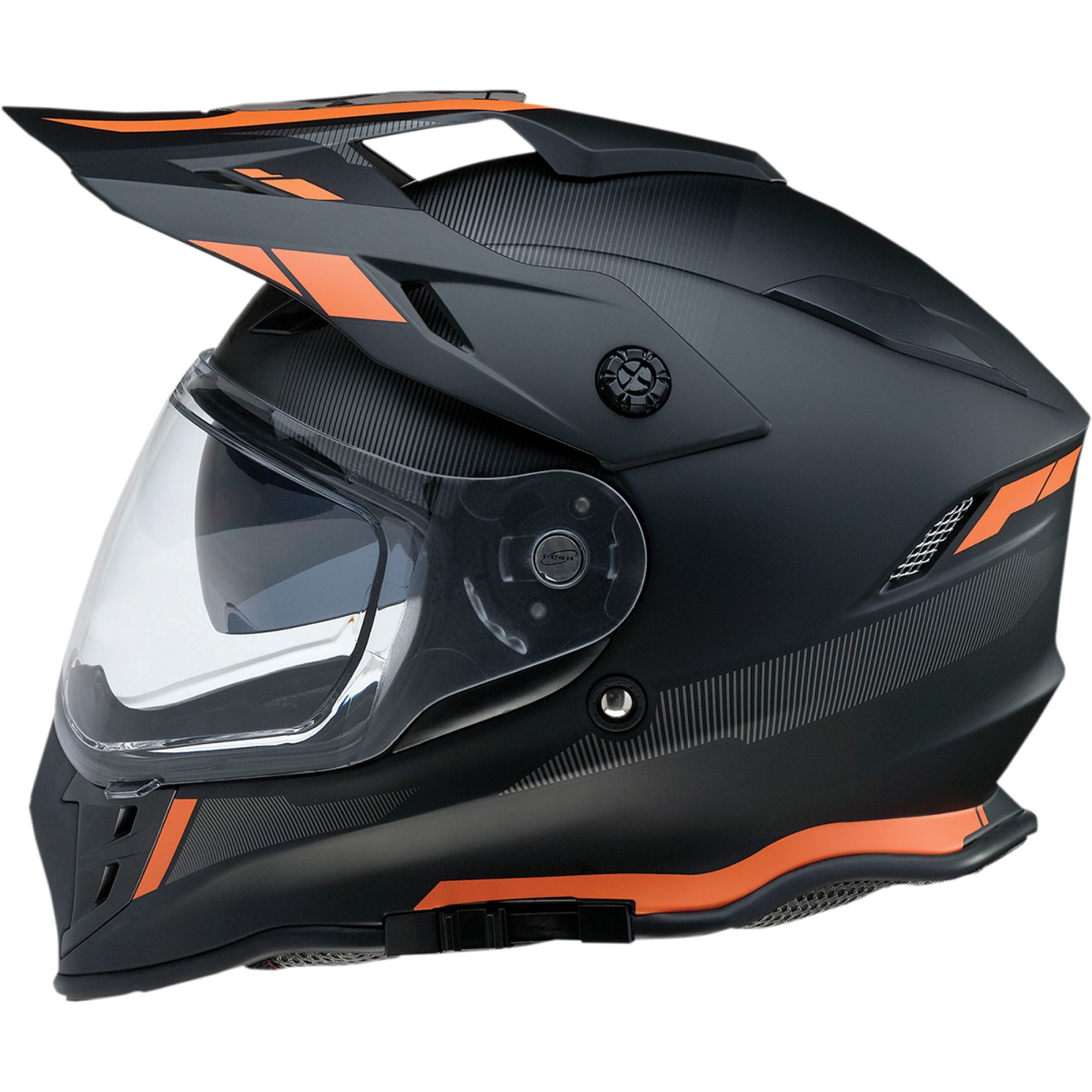 Z1R Range Uptake Dual Sport Helmet Black Orange SM Walmart