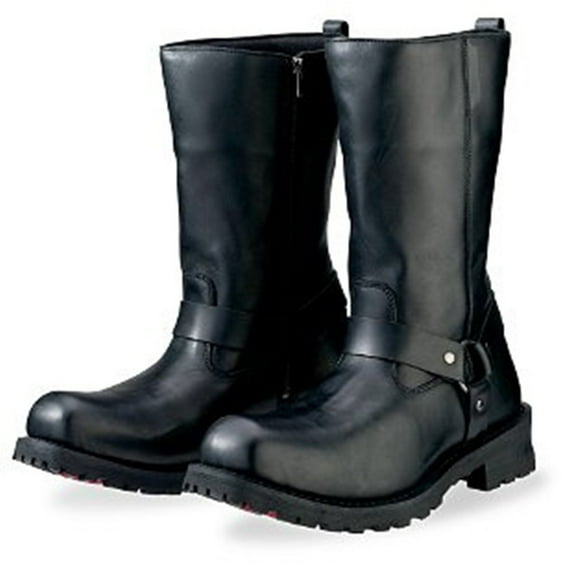 Z1R Riot Leather Boots - Black