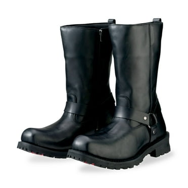 Z1R Riot Mens Waterproof Leather Boots Black 13
