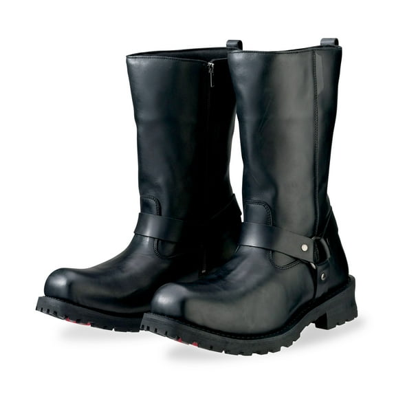 Z1R Riot Mens Waterproof Leather Boots Black 7.5