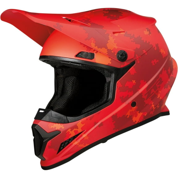 Z1R Rise Camo 2 Digi MX Offroad Helmet Red XL