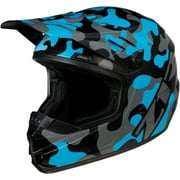 Z1R Rise Camouflage Youth MX Offroad Helmet Camo Blue LG