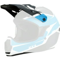 Z1R Rise Helmet Child Replacement Visor/Peak Flame Blue