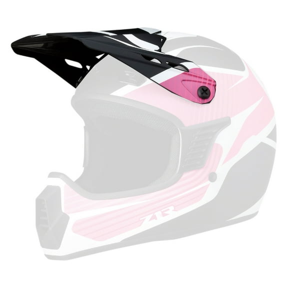 Z1R Rise Helmet Child Replacement Visor/Peak Flame Pink